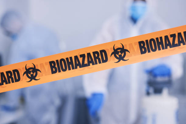 Professional Biohazard Cleanup technician working in Linn, MO